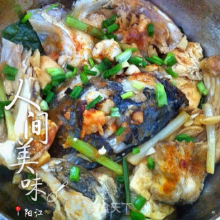 美味鱼头豆腐煲的做法