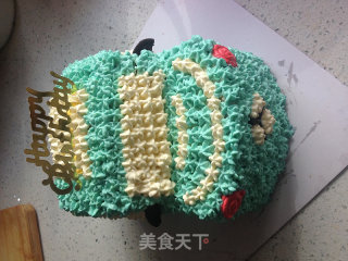 小汽车生日蛋糕的做法
