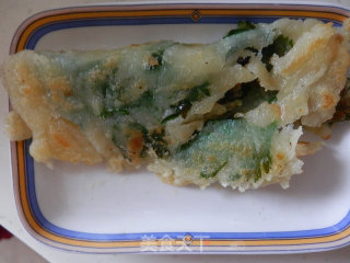 春饼之芹菜叶饼的做法
