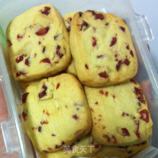 蔓越梅饼干（淡甜）的做法