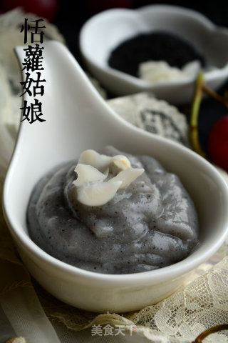 黑芝麻山药糊的做法