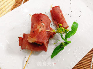 培根杏鲍菇卷的做法