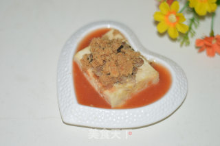 肉松番茄汁豆腐的做法