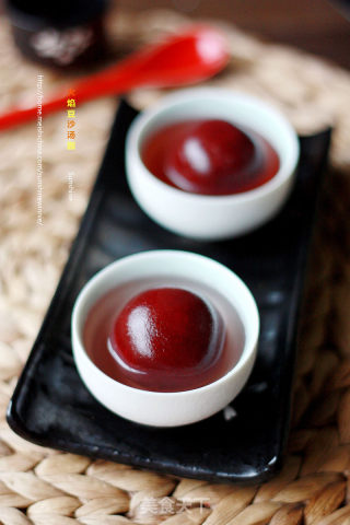 天然色素更健康-----火焰豆沙汤圆（详解红豆沙制作）的做法