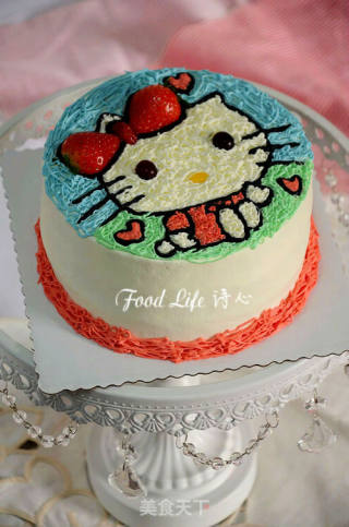 【‬kitty猫生日蛋糕】 --- 萌翻人的小可爱