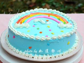 彩虹蛋糕的做法