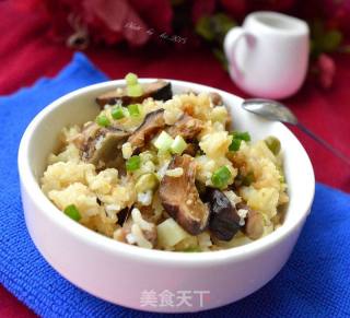 排骨香菇土豆焖饭的做法