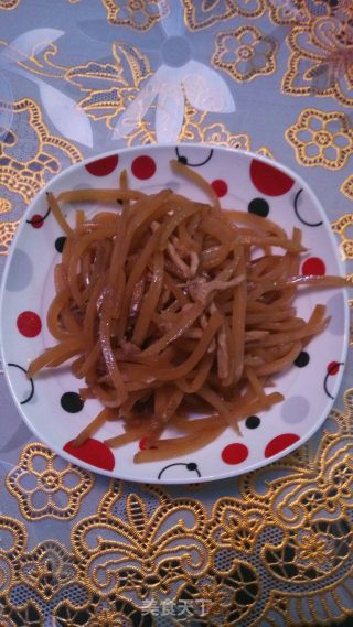 肉丝咸菜的做法