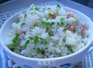 菠菜梗炒饭