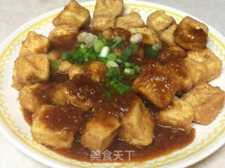 秘制川香脆皮豆腐的做法