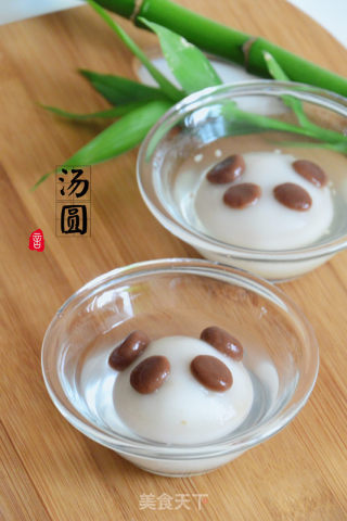 熊猫汤圆的做法