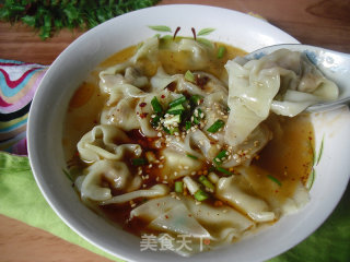 酸辣馄饨的做法