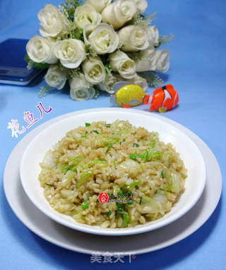 香葱白菜炒饭
