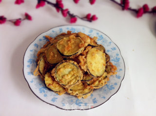 酥炸茄子片的做法