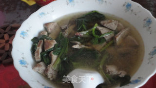 猪肝菠菜汤的做法