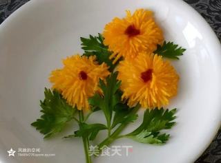 【美食】拈花入口——黄金菊的做法