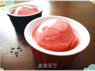 快速草莓冰淇淋