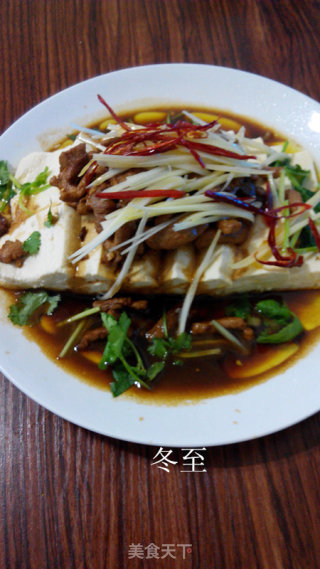 葱香豆腐的做法