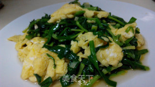 鸡蛋炒韭菜的做法