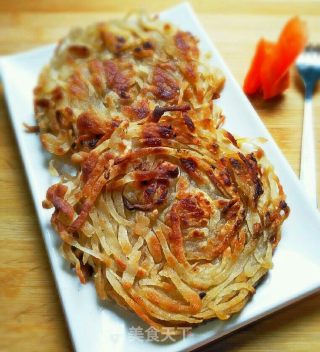 手擀面版千丝饼的做法