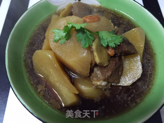 白萝卜焖羊肉的做法