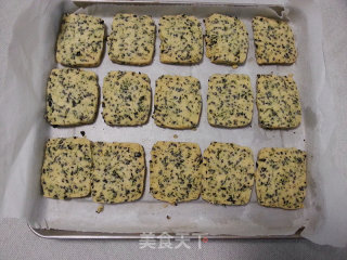 黑芝麻海苔芝士饼干的做法