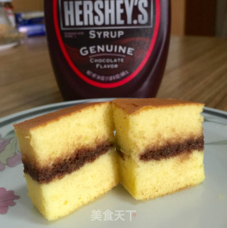 巧克力酱夹心蛋糕的做法