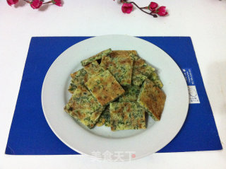 荠菜鸡蛋饼的做法