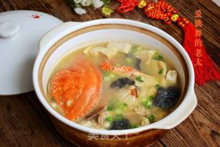 冻豆腐肓蟹煲的做法