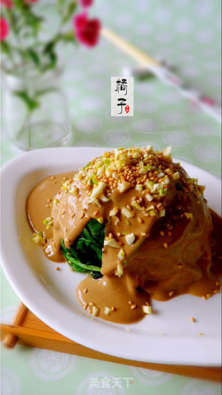 麻汁菠菜的做法