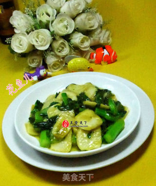 咖喱菜芯炒年糕