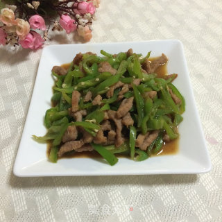 尖椒肉丝的做法