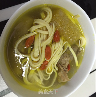 竹荪厚百叶老鸭汤的做法