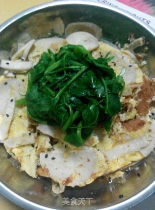 鸡蛋煎杏鲍菇的做法