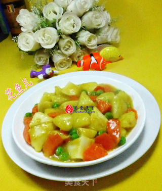 咖喱土豆年糕的做法