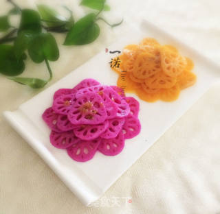 桂花双味藕片的做法