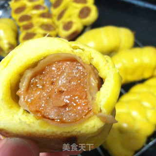 木棉花肠仔包的做法