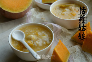 南瓜莲子粥的做法