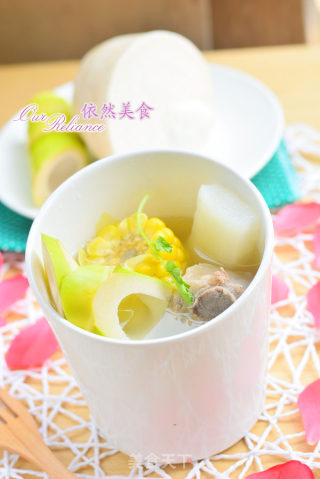 雷笋田园汤的做法