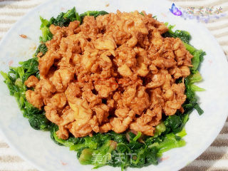 菠菜滑蛋的做法