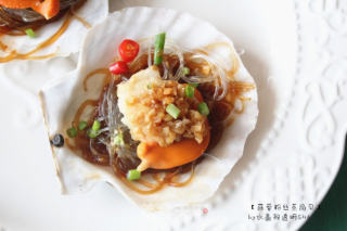 蒜蓉粉丝蒸扇贝的做法