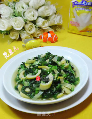 笋尖炒莴笋叶的做法