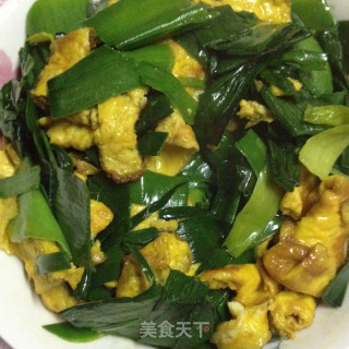 洋蒜炒鸡蛋的做法