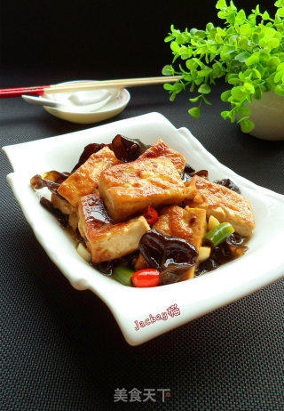 木耳烧豆腐的做法
