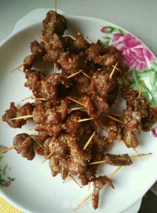 牙签肉的做法
