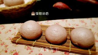 椰汁紫薯馒头的做法