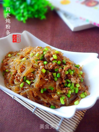 肉末炖粉条的做法
