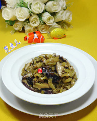 香菇炒榨菜的做法