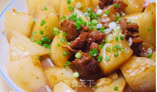 萝卜牛腩的做法