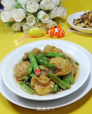 油面筋炒梅豆的做法